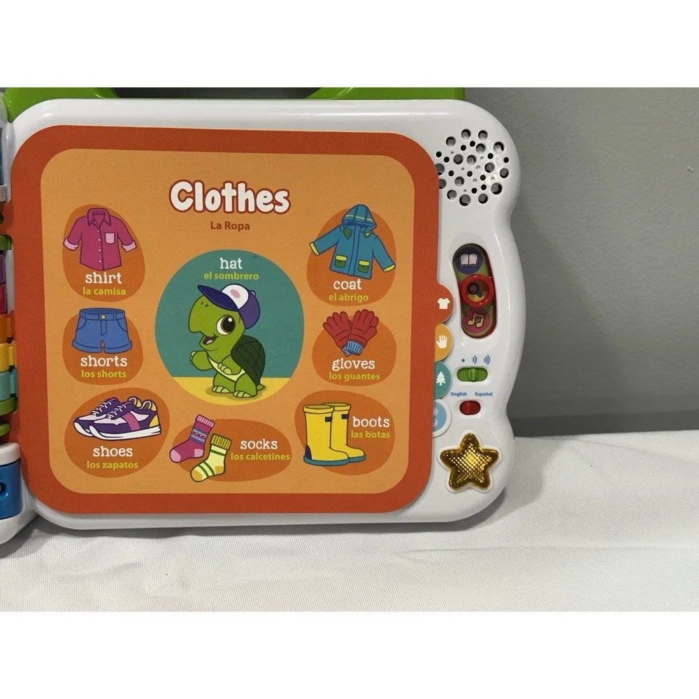 LEAPFROG Learning Friends 100 Words Bilingual Spanish‎ English Tested And Works!